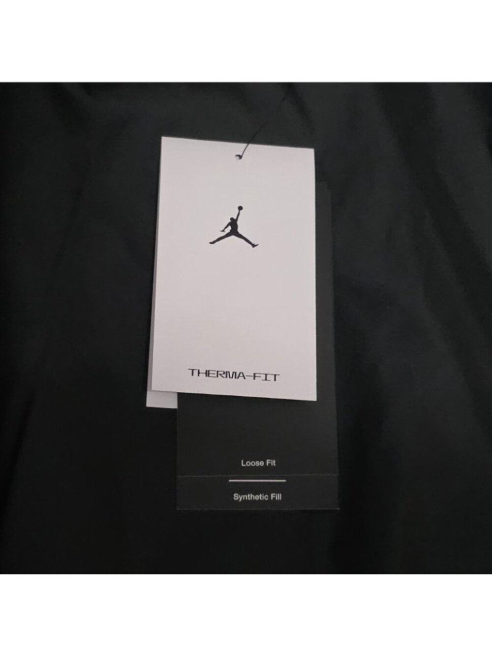 Jordan Bomber Jacket Full Zip Quilted Down Black  Men's Sz L II5314 010 $300 - Picture 8 of 9